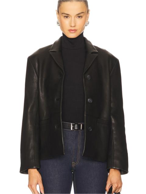 GRLFRND Marlo Leather Blazer
