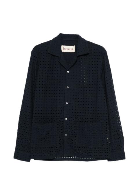 baziszt eyelet-detail shirt