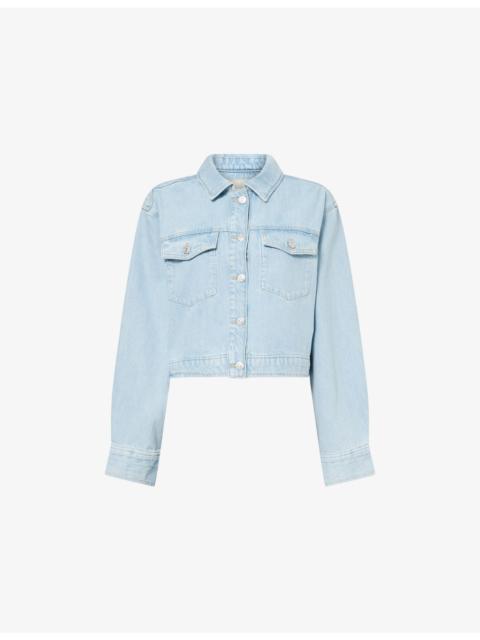 PAIGE Michele Cropped Denim Jacket