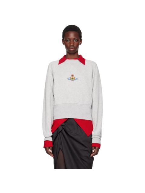 Vivienne Westwood Gray Athletic Sweatshirt