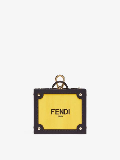 FENDI Yellow leather charm
