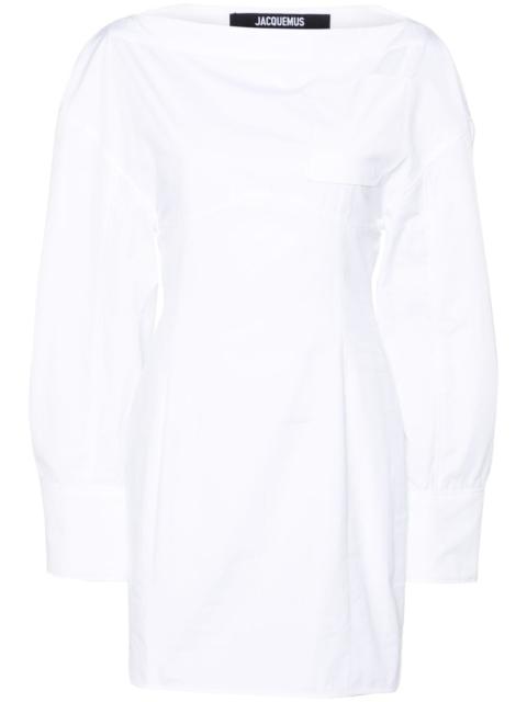 JACQUEMUS Chemise mini dress