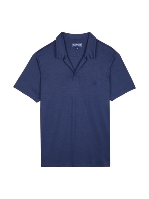 Vilebrequin Men Tencel Polo Shirt Solid