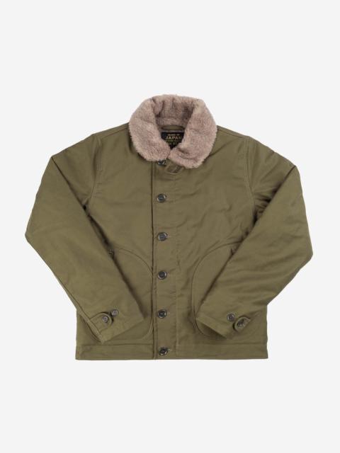 Iron Heart IHM-35-ODG Whipcord N1 Deck Jacket - Olive Drab Green