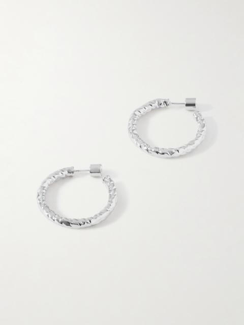 JENNIFER FISHER Hailey Mini Silver-plated Hoop Earrings