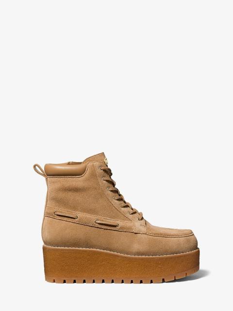 MICHAEL KORS Kenny Suede Platform Boot
