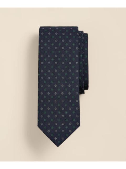 Brooks Brothers Cotton Daisy Foulard Tie