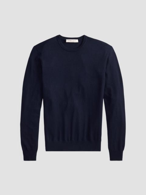 Ralph Lauren Men's Cashmere Crewneck Sweater - Classic Chairman Navy