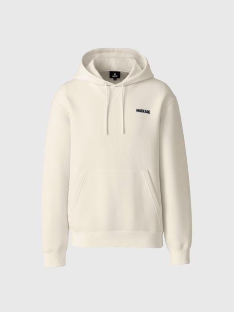 MACKAGE KOLTON-Z Double-Face Jersey Logo Hoodie