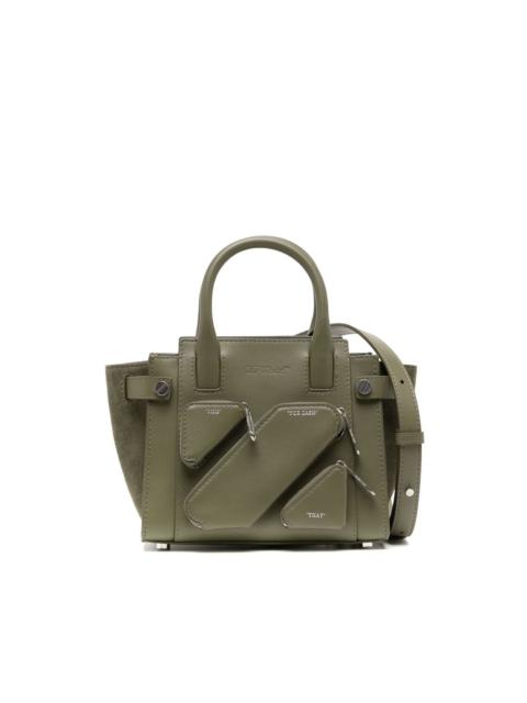 Off-White small City leather tote bag