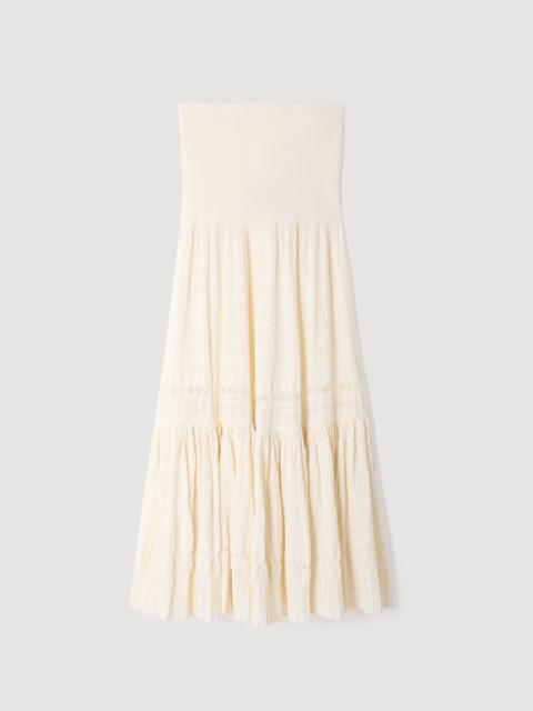 Sandro MAXI KNIT SKIRT