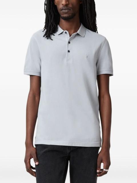 ALLSAINTS embroidered-logo polo shirt