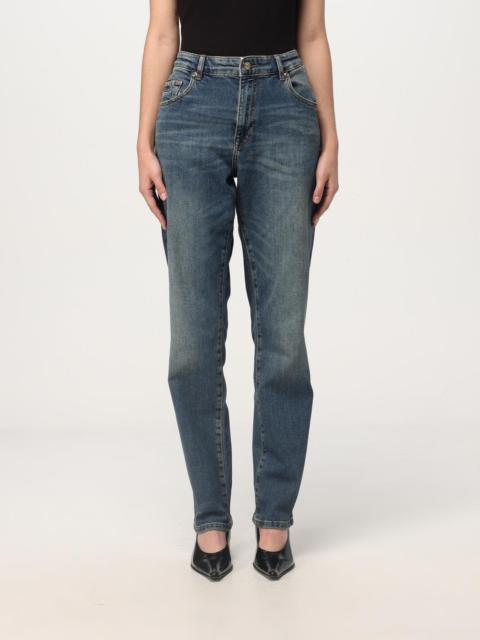 VERSACE JEANS COUTURE Versace Jeans Couture cotton denim jeans with embroidered logo