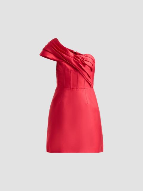 REBECCA VALLANCE Women's Esmeralda One-Shoulder Mini Dress - Red