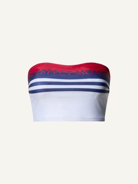 PERFECT MOMENT Stripe Bikini Top