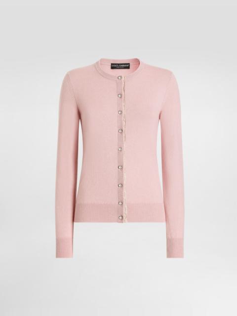 Dolce & Gabbana Cashmere cardigan with jewel buttons