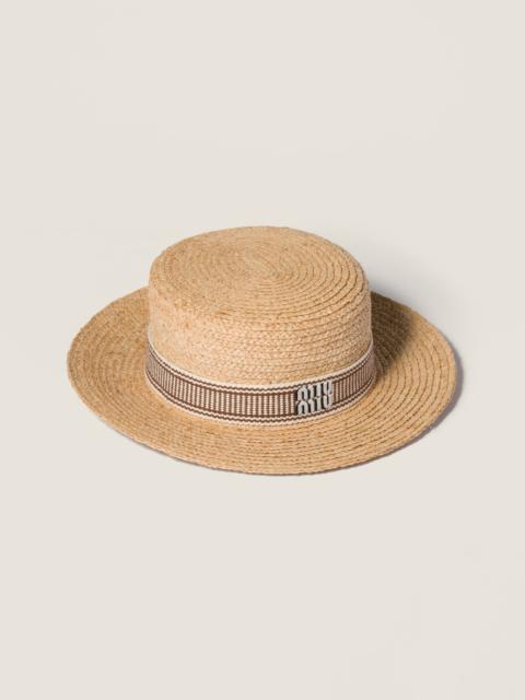 Miu Miu Raffia hat