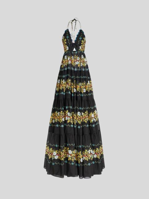 Etro LONG DRESS WITH FLORAL PRINT
