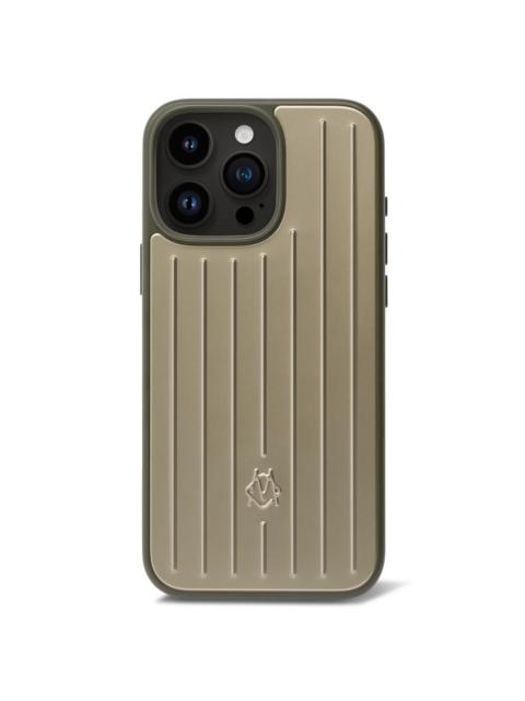 RIMOWA Tech Accessories - Aluminum Titanium Case for iPhone 16 Pro Max