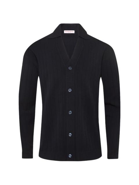 ORLEBAR BROWN Bastian collared buttoned cardigan