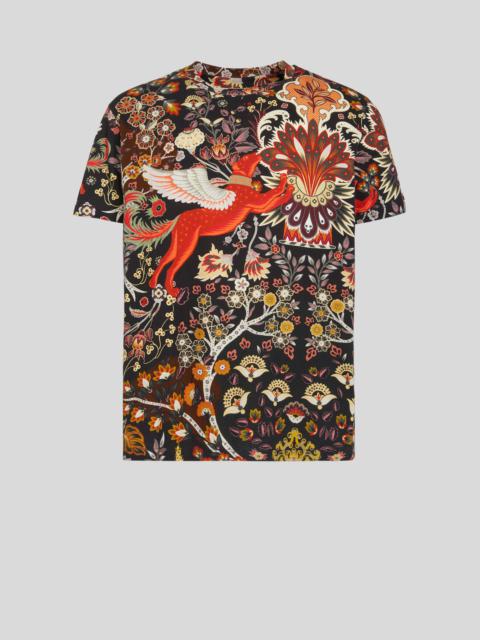 Etro T-SHIRT WITH PLACED PRINT