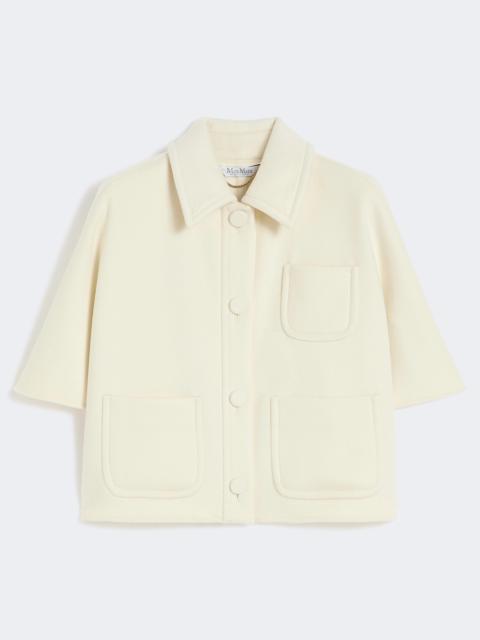 Max Mara Lightweight cashmere cape - WHITE