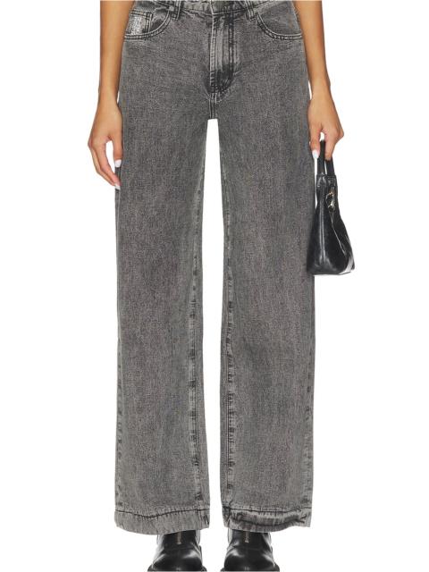 ONE TEASPOON Jackson Mid Waist Wide Leg Jeans