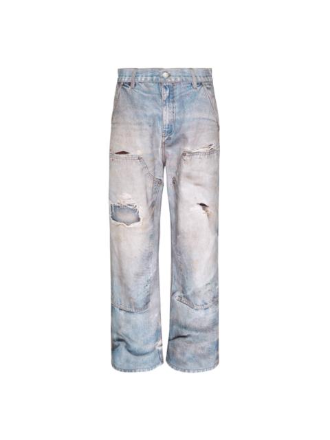 Andersson Bell Distressed Trompe-l'Œil Carpenter Jeans