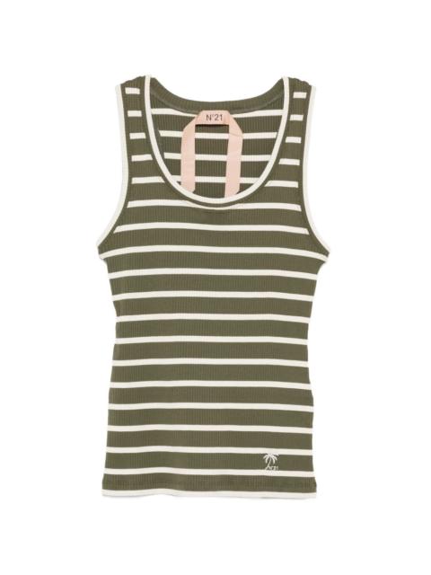 N°21 striped tank