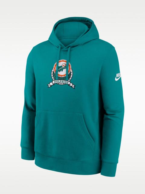 Nike Miami Dolphins Rewind Club Men's Nike NFL Pullover Hoodie
