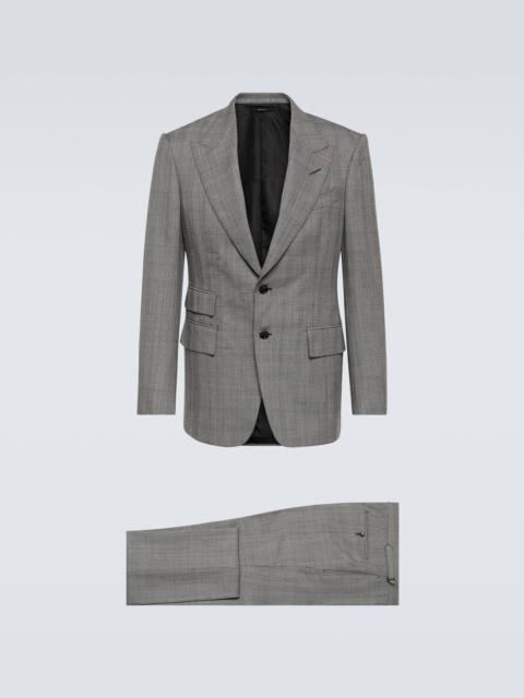 TOM FORD Shelton checked wool suit