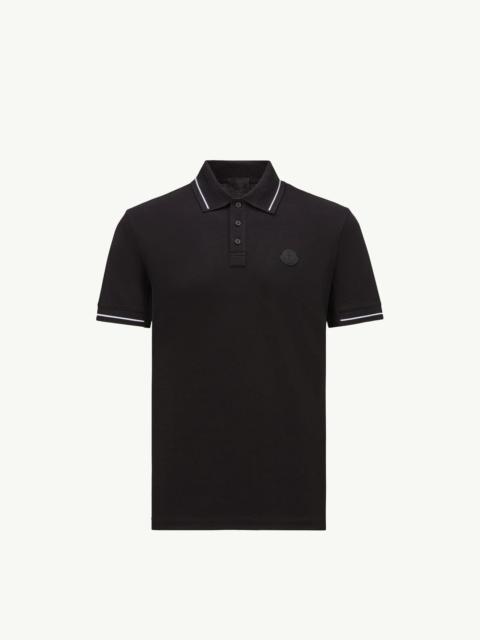 Logo Patch Cotton Polo Shirt