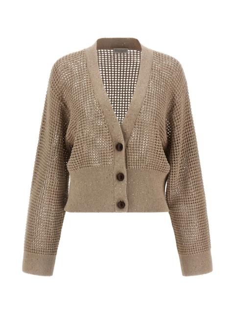 Cadrigan sequin mesh