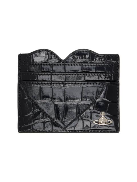 Vivienne Westwood Black Heart Card Holder
