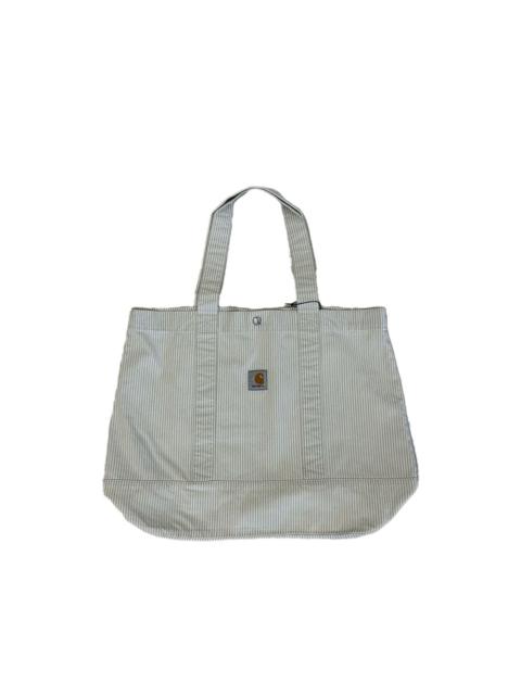 Carhartt Mercer striped cotton tote bag