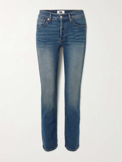 + Pamela Anderson The Anderson mid-rise slim-leg jeans