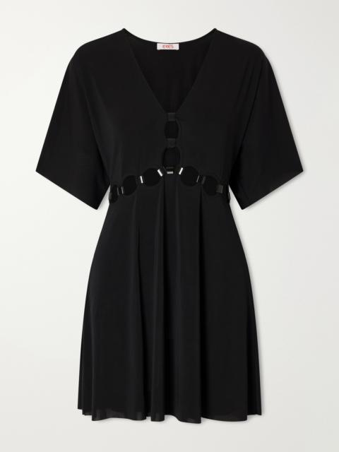 ERES Connection Cutout Jersey Mini Dress