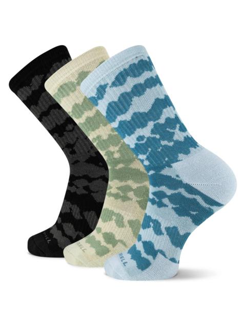 MERRELL Trekker Wool Crew Sock 3 Pack