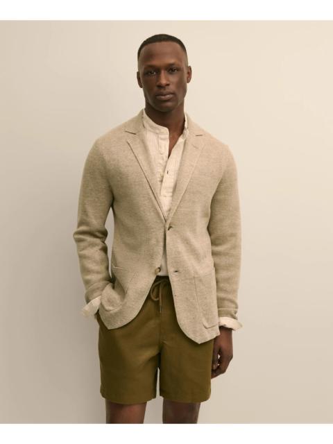 Brooks Brothers Sweater Blazer In Linen-Cotton Blend