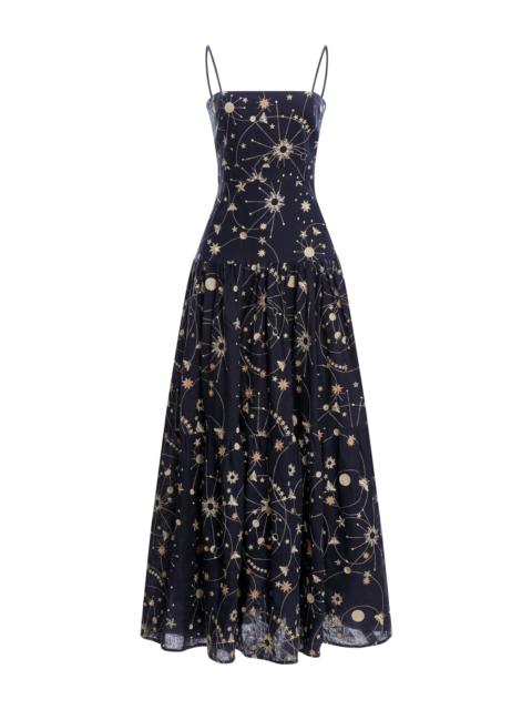 Agua by Agua Bendita Lima Astro Nocturno Maxi Dress