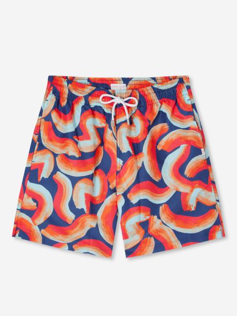 Derek Rose Men's Swim Shorts Maui 46 Multi