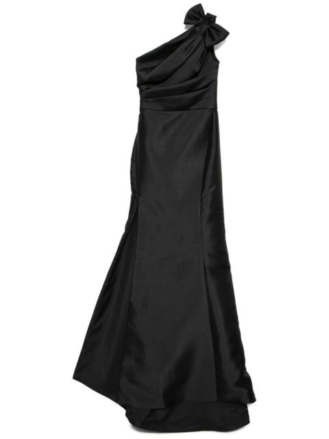 AMSALE Mikado draped bodice Gown