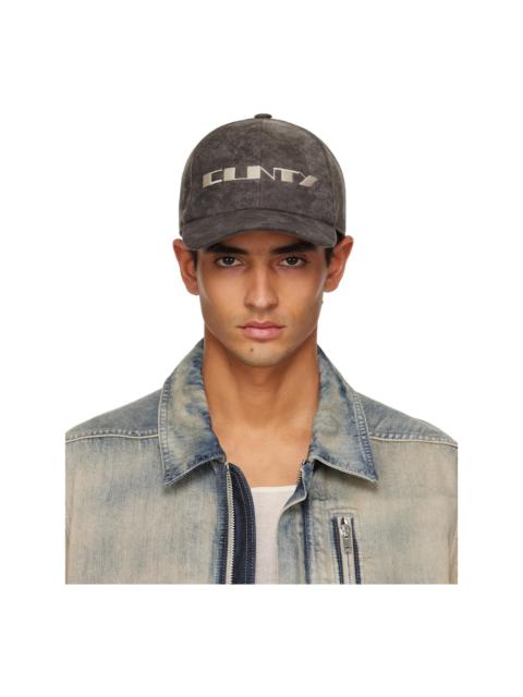 Rick Owens DRKSHDW Gray Concordians Baseball Cap