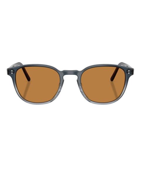 Oliver Peoples Fairmont Sun Irregular Sunglasses