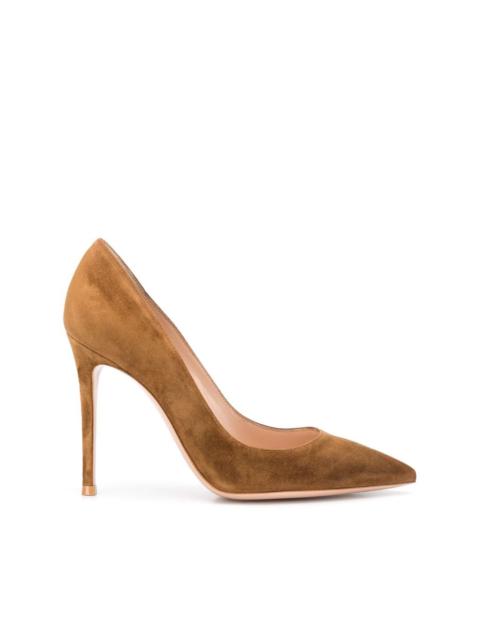 textured pointed toe pumps