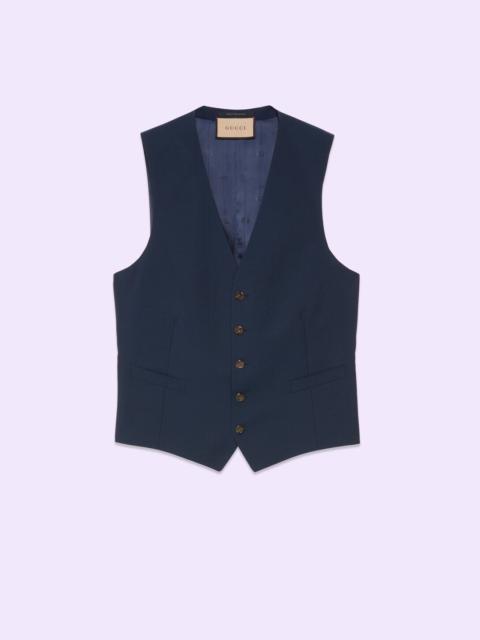 GUCCI Wool mohair formal vest