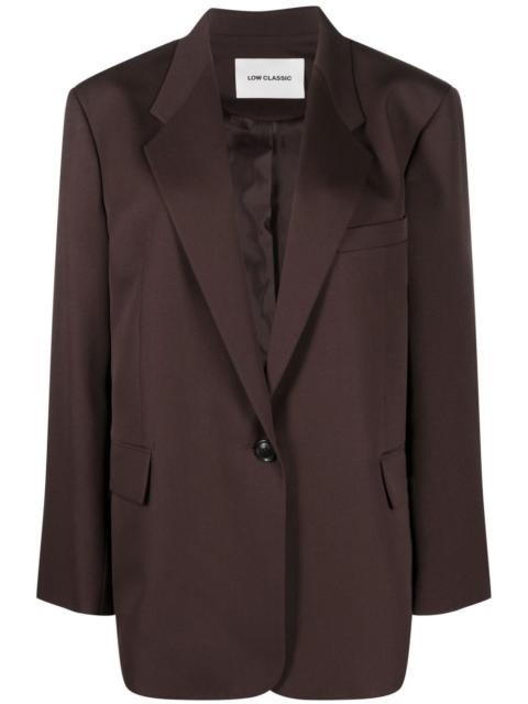 LOW CLASSIC oversize single-breasted blazer