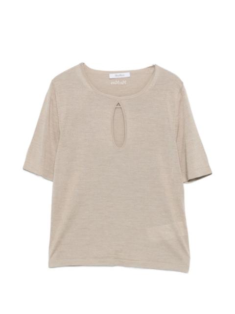 Max Mara cut-out T-shirt