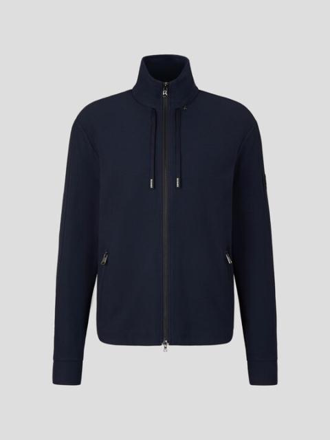 Joshi Sweatshirt jacket in Navy blue