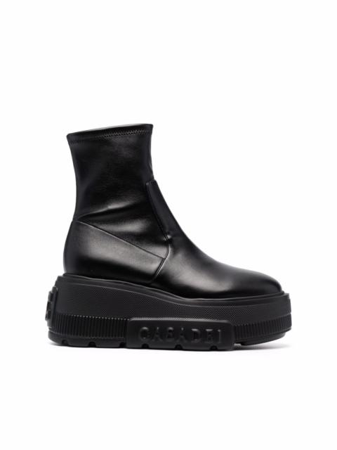 CASADEI C-Chain platform ankle boots